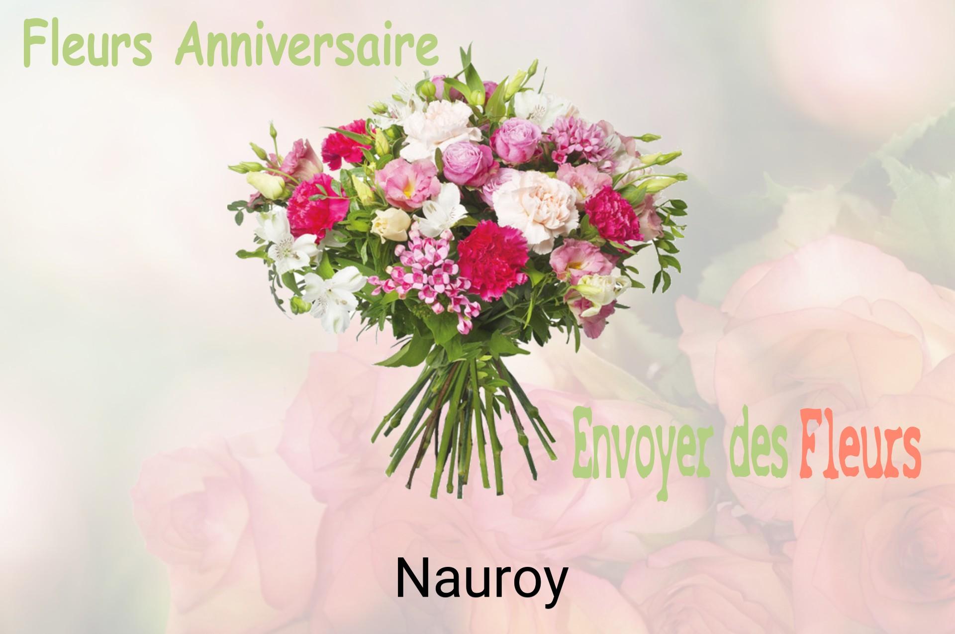 Bouquet de fleurs d’anniversaire livré à Nauroy